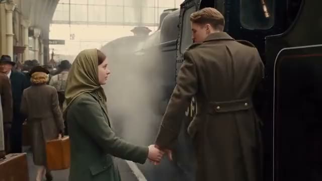 Steam on a 1940s platform